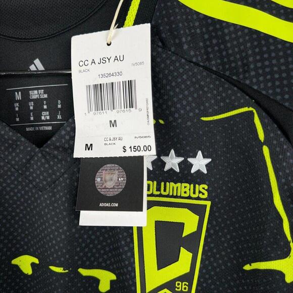 Columbus Crew Goosebumps Jersey Schulte #28 M 2025/26 MLS Adidas Authentic NWT - Picture 8 of 9